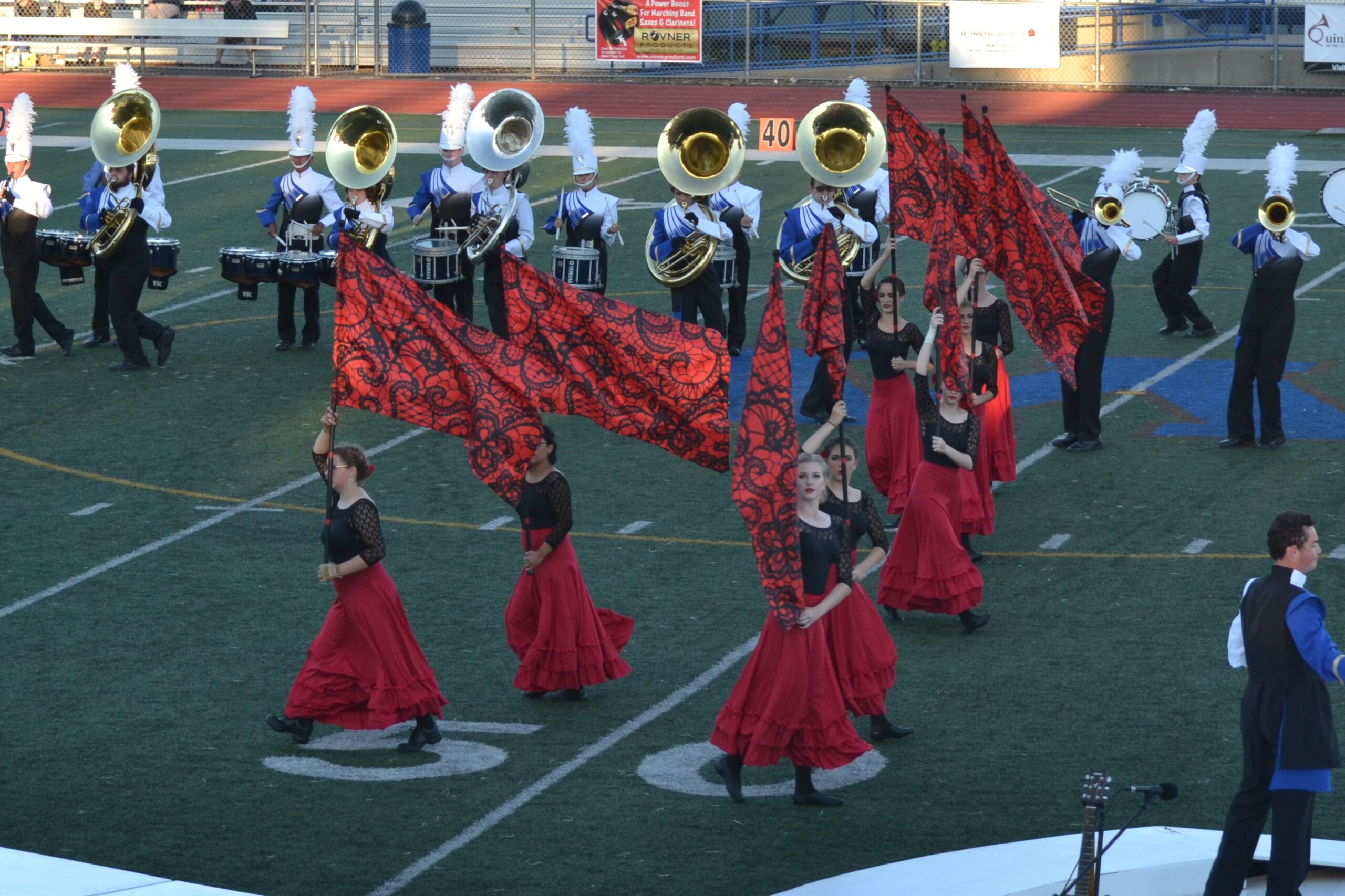 Falcon Marching Band Color Guard